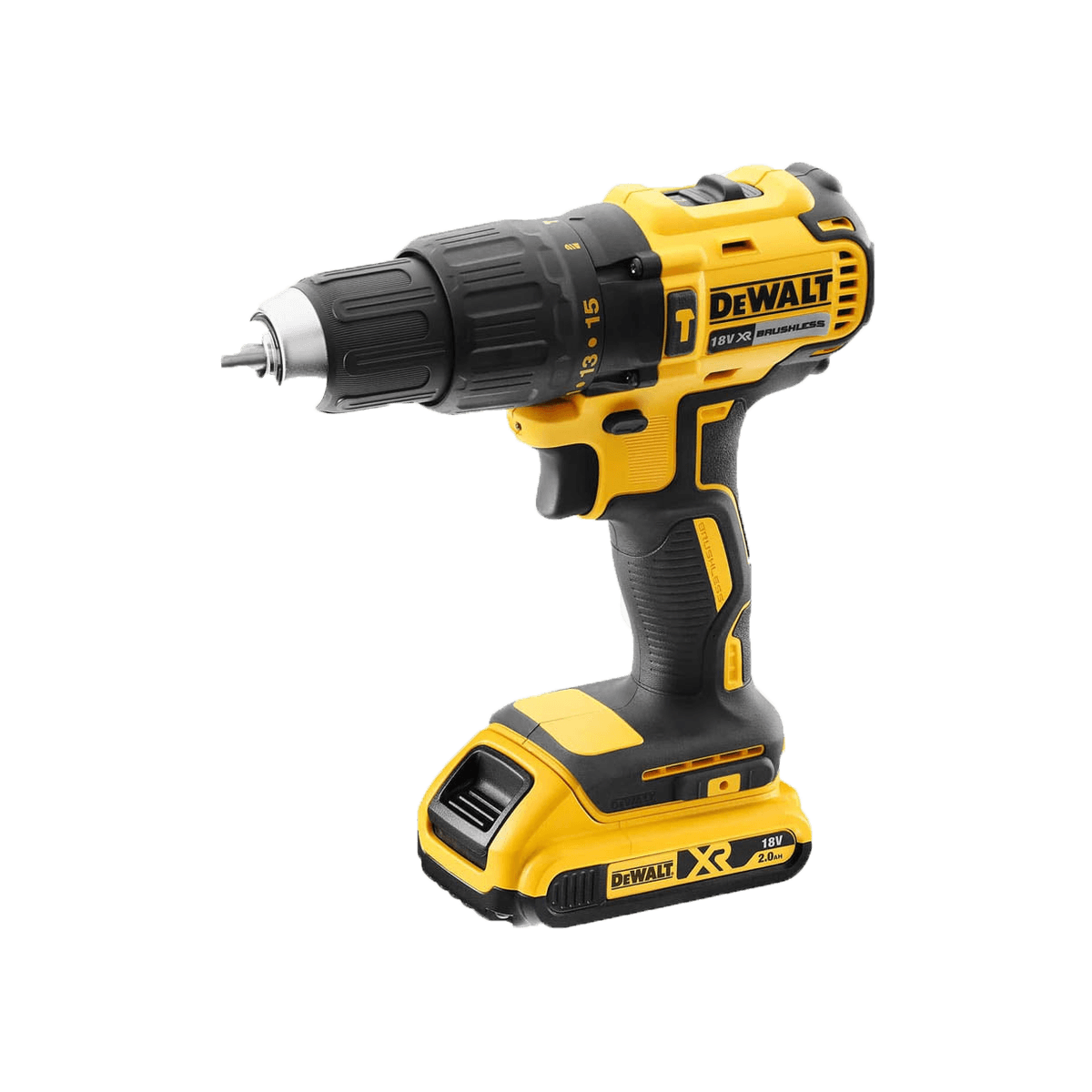 DeWalt 28V XR žuta bušilica — kompletan set